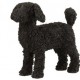 J-Line Hond Max zwart 
